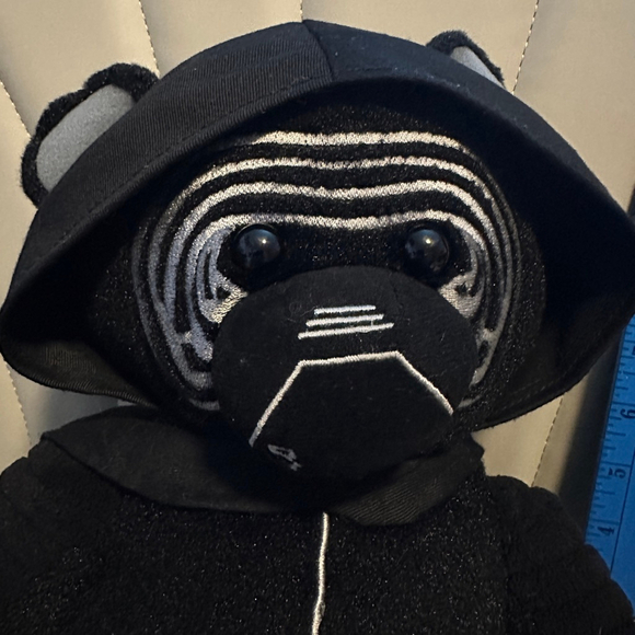 Build-A-Bear Kylo Ren Plush Star Wars Stuffed Animal One Size Black - no sound - Picture 3 of 4